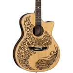 Luna Guitars Henna Paradise Acoustic Electric - Open Pore Natural. Fixed Price $399.00.