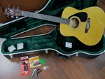 Yamaha FG-401 Acoustic Guitar W/road Runner Case. Fixed Price $150.00.