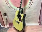 Natural Wood Cutaway Acoustic Guitar 6 String Song Eq Olid Spruce Top. Fixed Price $342.00.