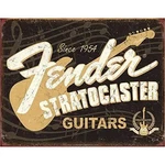 Retro Tin Metal Signs For Wall Decoration, Fender Stratocaster Guitars, Po. Fixed Price $17.99.