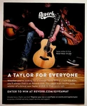 Reverb.com Taylor Guitars Magazine Ad Ephemera Giveaway 612CE 12-FRET. Fixed Price $14.25.