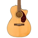 Fender CC-140SCE Concert Acoustic-electric Guitar Walnut Fingerboard Natural. Fixed Price $449.99.