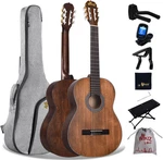 Classical Guitar 4/4 Adult For Beginners 39 Inches Brown. Fixed Price $181.99.