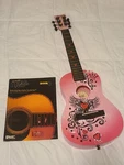 First Act FG3078 Acoustic Guitar String Pink 31.5 Tall Good Condici Girls. Fixed Price $47.40.