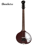 Danelectro Dbsitar-rdc Baby Round Body Electric Guitar Red Crackle. Fixed Price $639.00.
