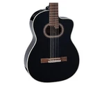 Takamine GC6CEBLK A/e Classical Guitar W/cutaway Black B-stock. Fixed Price $549.99.