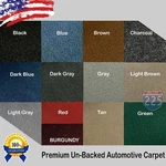 All Colors Upholstery Durable Un-backed Automotive Carpet 40" Wide By Yard Lot. Fixed Price $99.95.
