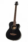 De Rosa GA47B-4-BK 4-STRING Acoustic Electric Bass Guitar Cutaway Black. Fixed Price $329.99.