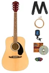 Fender FA-125 Dreadnought Acoustic Guitar Natural W/ Gig Bag. Fixed Price $219.99.