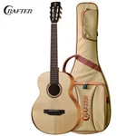 Crafter Mino Series Solid Spruce Top Acoustic Electric Guitar W/ Bag Maho. Fixed Price $379.45.