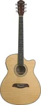 Oscar Schmidt Oacefn Guitar - Acoustic Electric Auditorium Size Flame Natural. Fixed Price $219.69.