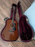 Guild D-125 Nat Dreadnought All Mahogany Acoustic Guitar With Hard Case. Fixed Price $545.00.