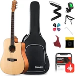 Donner Acoustic Guitar For Beginners Adult Teen - Starter Kit, Full Size .... Fixed Price $180.05.