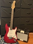 Jay Turser Red Solid Body Sss Electric Guitar 6-STRING Right-handed.. Fixed Price $115.00.