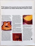 Hohner Arbor Series Acoustic Guitar Orig 1980 Promo Print Advert Poster Pinup. Fixed Price $8.99.