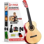 Pyle 30-INCH Beginner Acoustic Guitar Kit, 6-STRING Inches, Natural. Fixed Price $100.99.