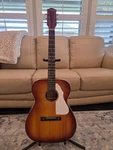 Vintage Harmony Silvertone H1214 Flat Top From The 1970'S Made Chicago, Ill.. Fixed Price $255.00.