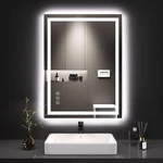 Loaao 24X32 Led Bathroom Mirror With Lights, Anti-fog, Dimmable, Backlit + Fr.... Fixed Price $134.25.