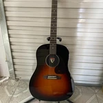 Sunburst J-45 Acoustic Guitar 6 String Solid Top Vintage Style Folk. Fixed Price $332.00.