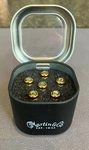 Martin APP0014 Luxe Liquid Metal Bridge Pin Set - Gold W/ Paua Abalone. Fixed Price $149.95.