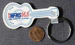 Indianapolis Wfms 95.5 Country Music Guitar Shaped Keychain ++. Fixed Price $14.99.