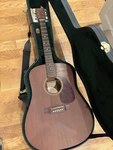 Martin D-15 Mahogany Top Dreadnought Acoustic Guitar With Original Hard Case. Fixed Price $995.00.