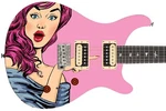 Guitar Wrap Axe Re-skin Pop Rock Biggest Fan Groupie Girl 1210. Fixed Price $65.95.