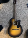 Fender FA-135CE Cutaway Concert Acoustic-electric Guitar Natural. Fixed Price $220.00.