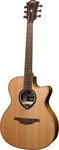 Lag Guitars Hyvibe 10 Auditorium Cutaway Satin. Fixed Price $1149.00.