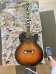 Epiphone EJ-200 Ce/vs Vintage Sunburst Acoustic Electric Guitar Grover Tuners. Fixed Price $299.00.