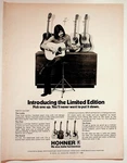 Hohner Vintage 1970S Guitar Full Page Print Ad B&w Music Instrument Acoustic. Fixed Price $13.50.