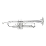 New Yamaha Trumpet - Ytr 6335RCS In Silver W/reversed Leadpipe Ships Free. Fixed Price $2945.00.