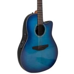 Ovation CS24P Celebrity Standard Plus A/e Guitar, Flamed Maple Top, Blue. Fixed Price $499.00.