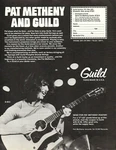 Vtg 80S Pat Metheny Guild Magazine Ad Pinup Page Flat Top D-40C Acoustic Guitar. Fixed Price $7.99.