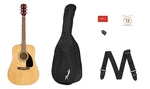 Fender FA-115 Dreadnought Acoustic Pack, Natural. Fixed Price $269.99.