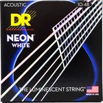 Dr Strings Hi-def Neon White Acoustic Guitar Extra Light 10-48. Fixed Price $13.99.