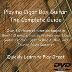 Cigar Box Acoustic Electric Guitar 3 String Tutorial Dvd. Fixed Price $21.99.