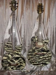 Washburn Rare Acoustic # AB20BWH & EA10BWH Prototype Black White Matched Set. Fixed Price $4500.00.