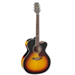 Takamine GJ72CE-BSB Jumbo Cutaway Acoustic Electric Guitar, Gloss Brown Sunburst. Fixed Price $829.00.