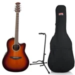Ovation Celebrity Standard Mid Depth Acoustic-electric Guitar, Sunburst W/ Gig. Fixed Price $495.23.