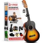 Pyle 34" 6-STRING Classical Acoustic Guitar W/ Accessory Kit (sunburst Teardrop). Fixed Price $57.99.