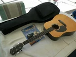 Johnson Dreadnaught, Left Hand-natural Acoustic Guitar JG-624-N. Fixed Price $139.90.