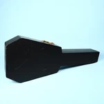 Tkl Wooden Coffin Case For Martin 12-FRET Parlor Acoustic Guitar. Fixed Price $1000.00.
