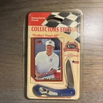 Case Xx Mark Martin 059LSS Blue Racing Series Collectors Brass Inlay Knife. Fixed Price $14.00.