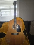 1981 Vintage Sigma Made By Martin DR-28 Dreadnought Acoustic Guitar With Case. Fixed Price $1100.00.