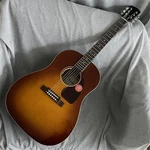 Handmade J45 Acoustic Electric Guitar Solid Spruce Top Hollow Body Bone Nut. Fixed Price $373.00.