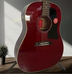 Red J45 Acoustic Guitar Solid Spruce Top Mahogany Neck Black Pickguard B1G. Fixed Price $301.74.